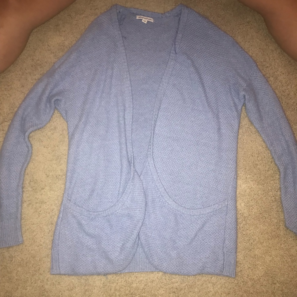 Blue American eagle cardigan